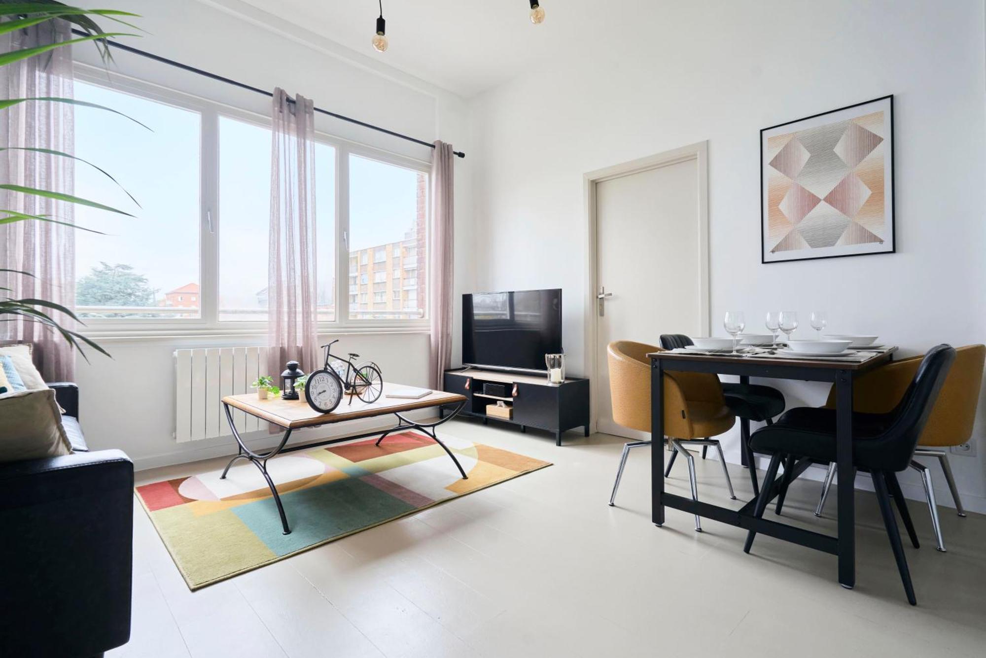 Locationstourcoing - Le Dron Apartment ภายนอก รูปภาพ