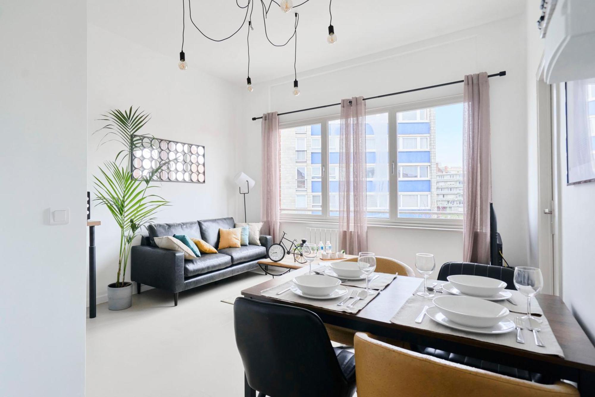 Locationstourcoing - Le Dron Apartment ภายนอก รูปภาพ